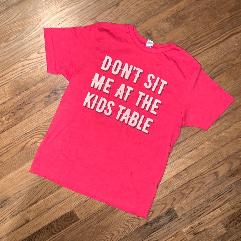 Boys Don’t Sit Me at the Kids Table country, holiday t-shirt youth Small